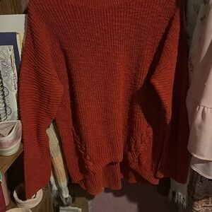 Red sweater